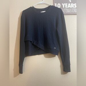 Hollister Navy Blue Ribbed Sweater